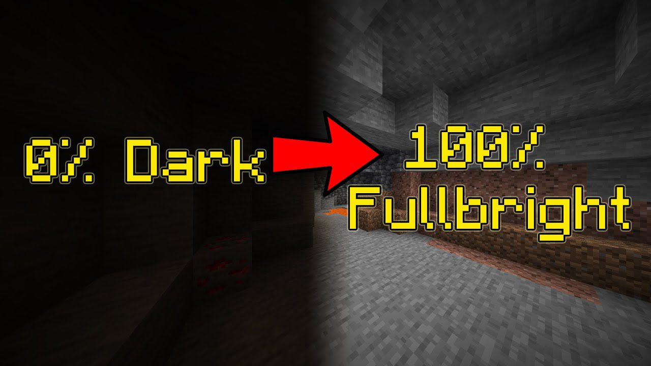 Fullbright texture pack. Гамма майнкрафт. Fullbright 1.19.3. Fullbright-1.19-Optifine. Значок Фулбрайт майнкрафт.