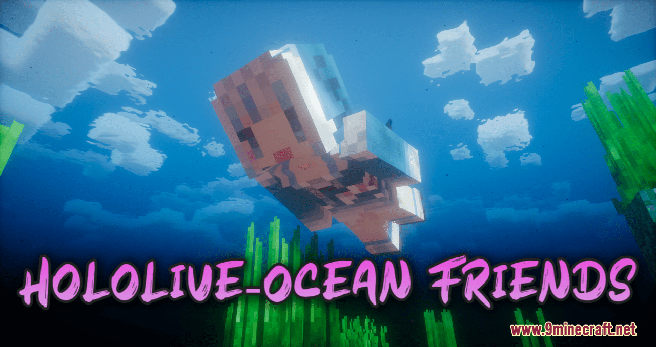 Hololive-Ocean Friends Resource Pack (1.21.1, 1.20.1) – Texture Pack