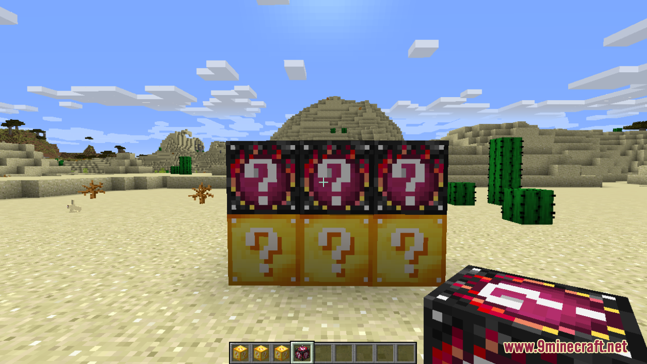 Create a lucky block addon / Addons for Minecraft. Created in Crafty Craft  mod / addon maker. 