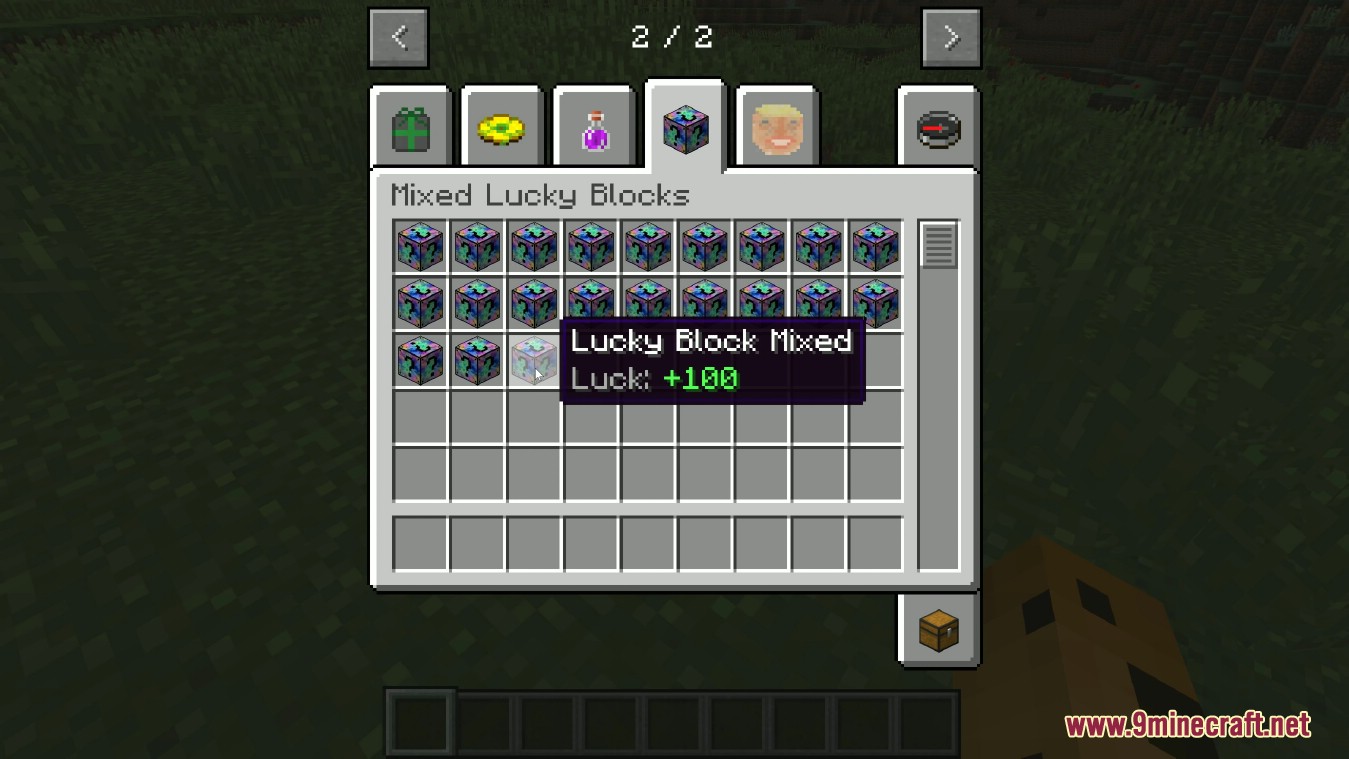 Mixed Lucky Block Mod (1.8.9) - Tones of VIP Items 