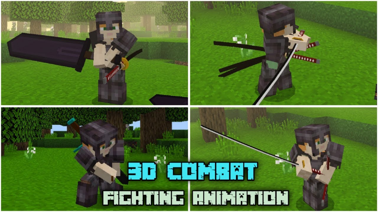 3D Combat Addon () - MCPE/Bedrock Mod 