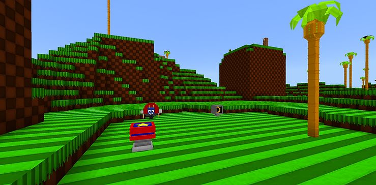 Sonic 1 (Green Hill Zone) Minecraft Map