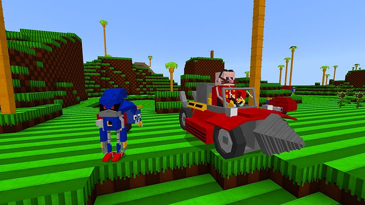 Super Sonic and the Chaos Emeralds (Sonic X, etc.) Minecraft Map