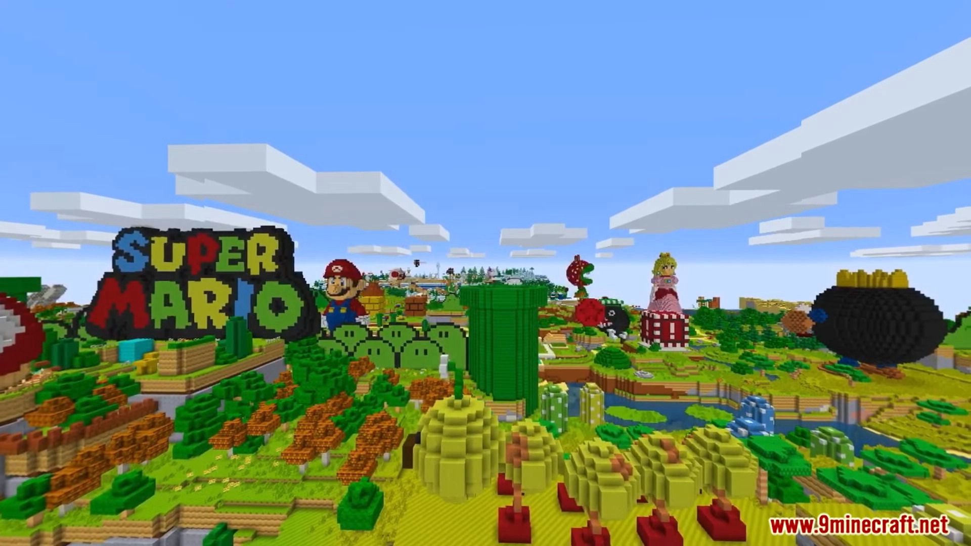 Paper Minecraft + Super Mario Mashup