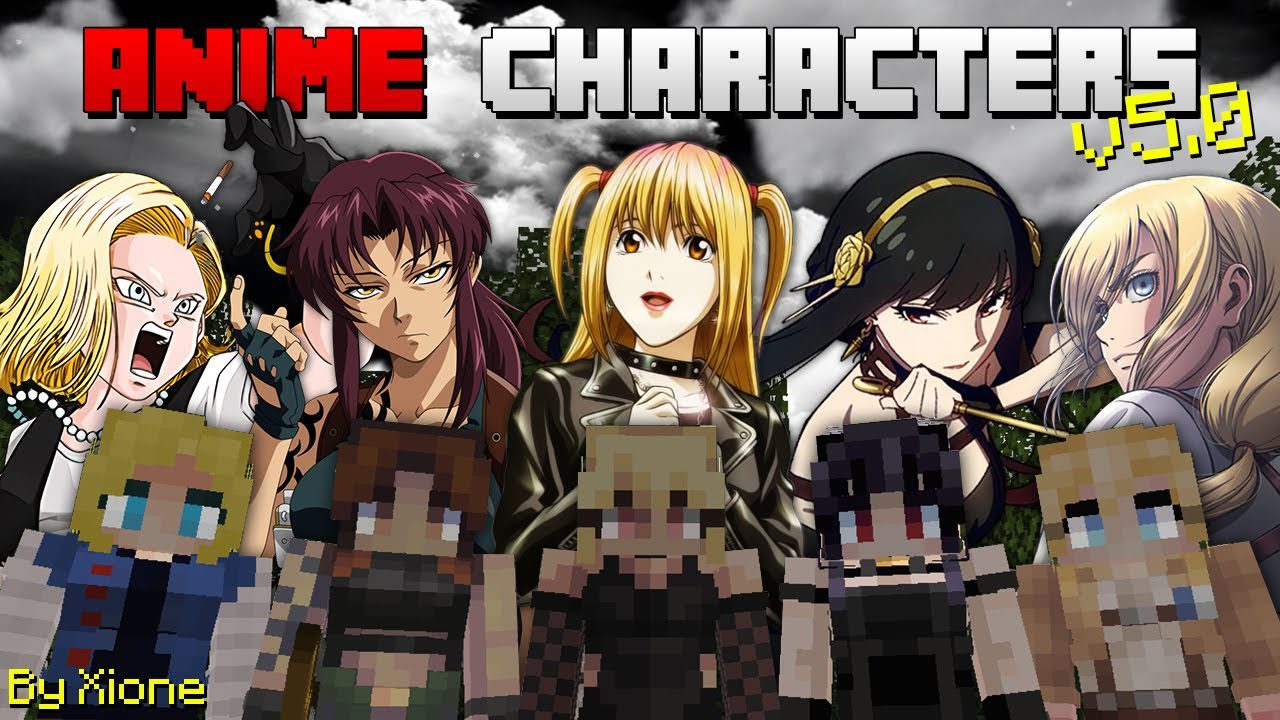 Anime Characters Addon (1.20, 1.19) - Waifus & Husbands Mod MCPE/Bedrock 