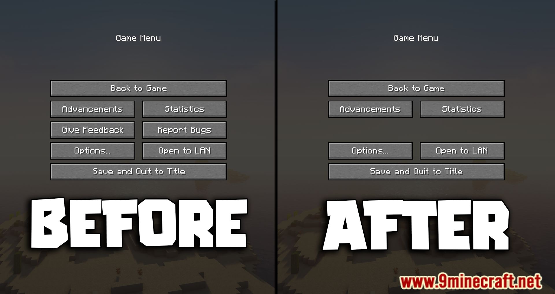 Game Menu Mod Option Mod (1.20.2, 1.19.4) - Modding Menu 