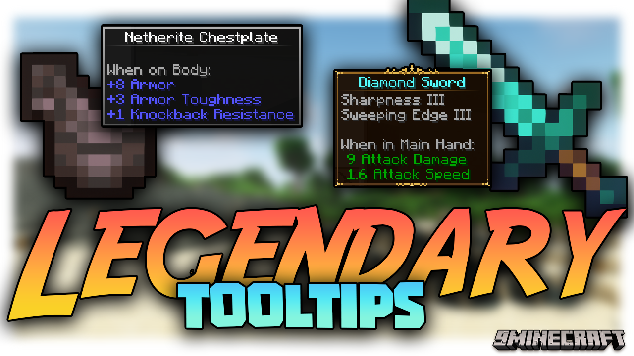 Legendary Tooltips Mod (1.19.1, 1.18.2) – Beautiful Outliners