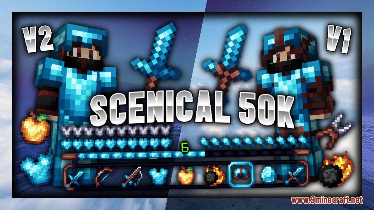 3D BedWars + PVP Pack [Memory Friendly] [1.9-1.19] Minecraft Texture Pack