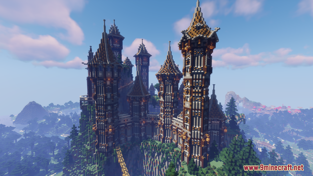 Norpeak - A Medieval Mountain Castle & Fortress Minecraft Map