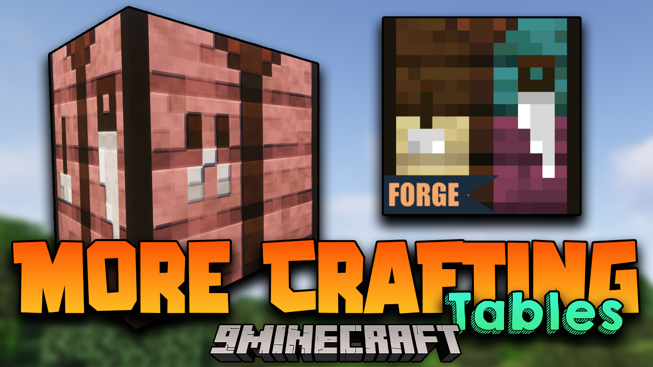 More Crafting Tables Mod (1.19.2, 1.18.2) More Variants for The