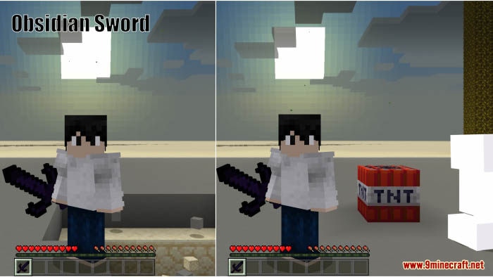 MCPEDL on X: More Swords, Scythes and More - Addon -   - By TheMonoFire  / X