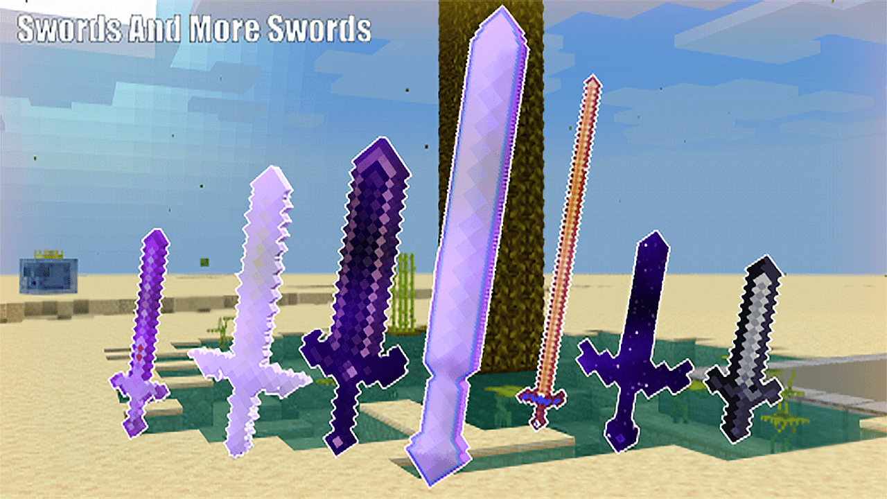 MO' SWORDS MOD - More Swords In Minecraft Pocket Edition 