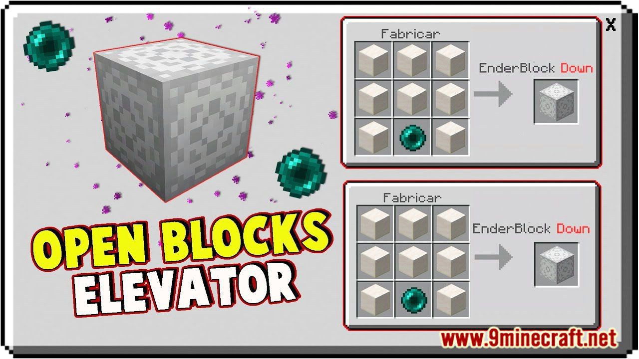 Open Blocks Elevators Addon 1 19 For Minecraft Pe Bedrock 9minecraft Net