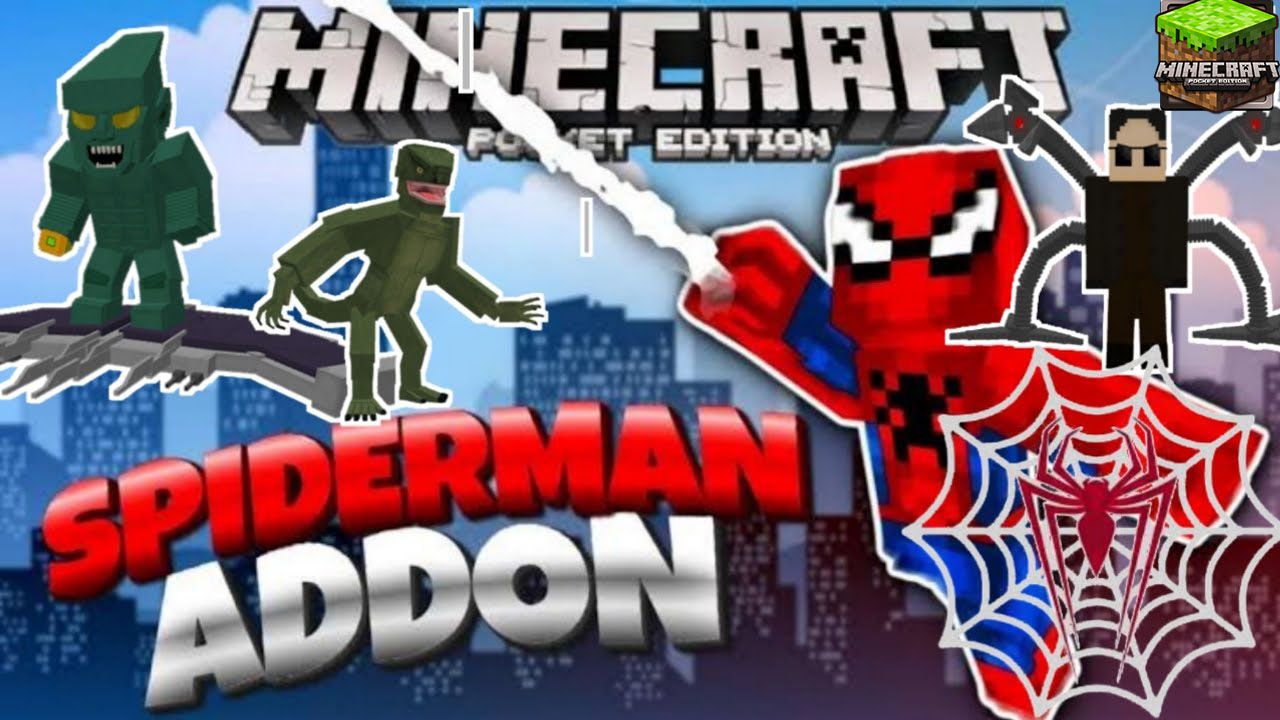 Total 38+ imagen addon de spiderman para minecraft pe