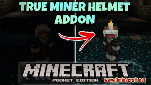 Thumbnail True Miner Helmet Addon MCPE