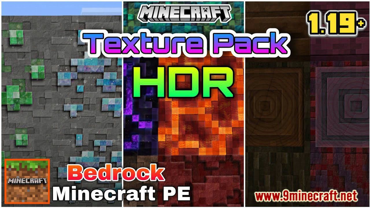 🗡️ Texturas para Minecraft PE 1.19 - Los Mejores Texture Packs MCPE 1.19 