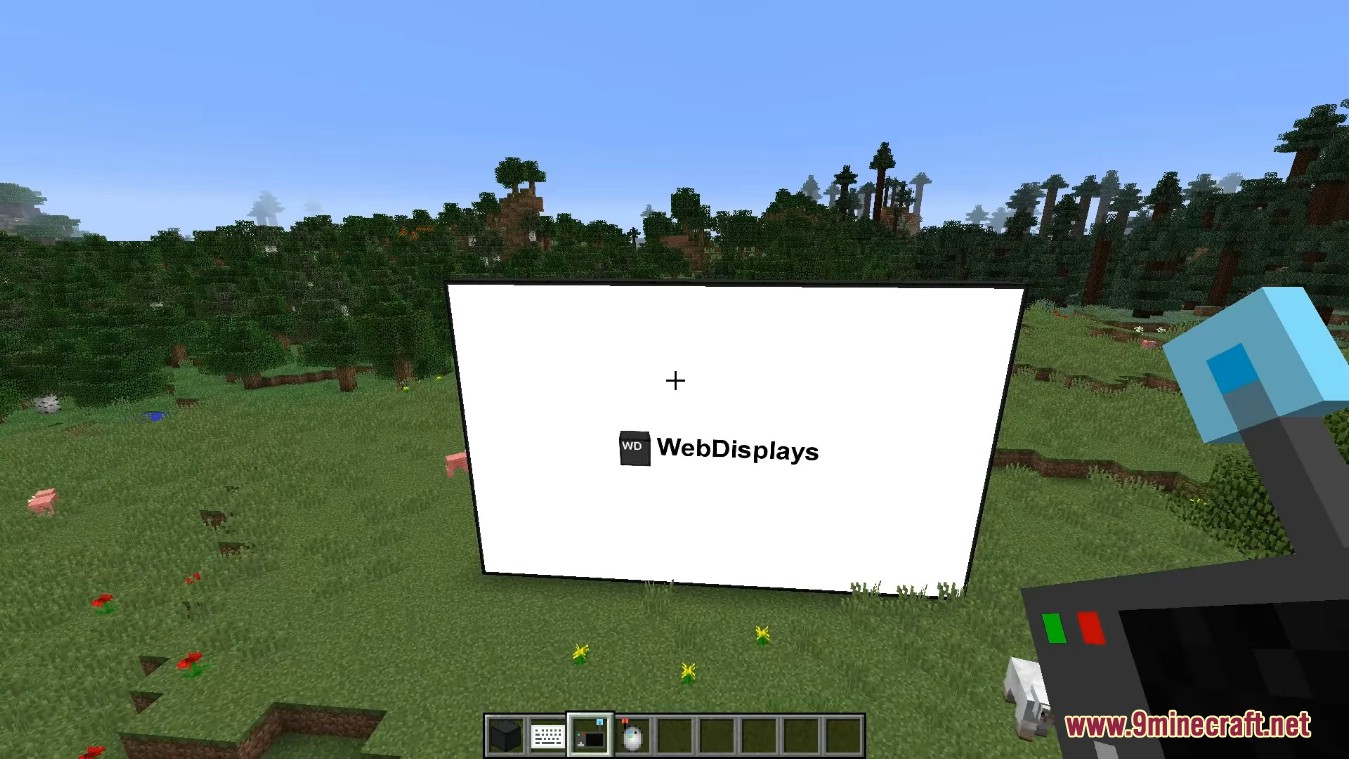 WebDisplays Mod (1.20.1, 1.19.2) - Internet in Minecraft 
