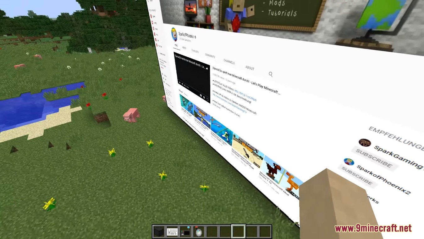 Minecraft : INTERNET IN MINECRAFT (Search the internet in game