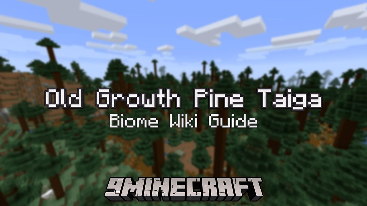 Old Growth Pine Taiga Biome Wiki Guide