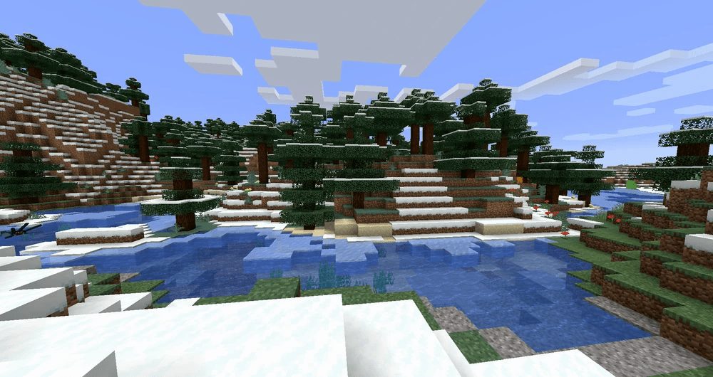 Minecraft Taiga Biome Seeds (PE/Bedrock Edition)