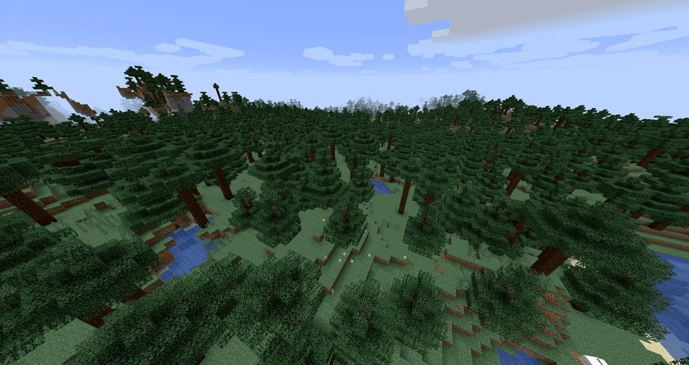 Minecraft Taiga Seeds for Bedrock Edition