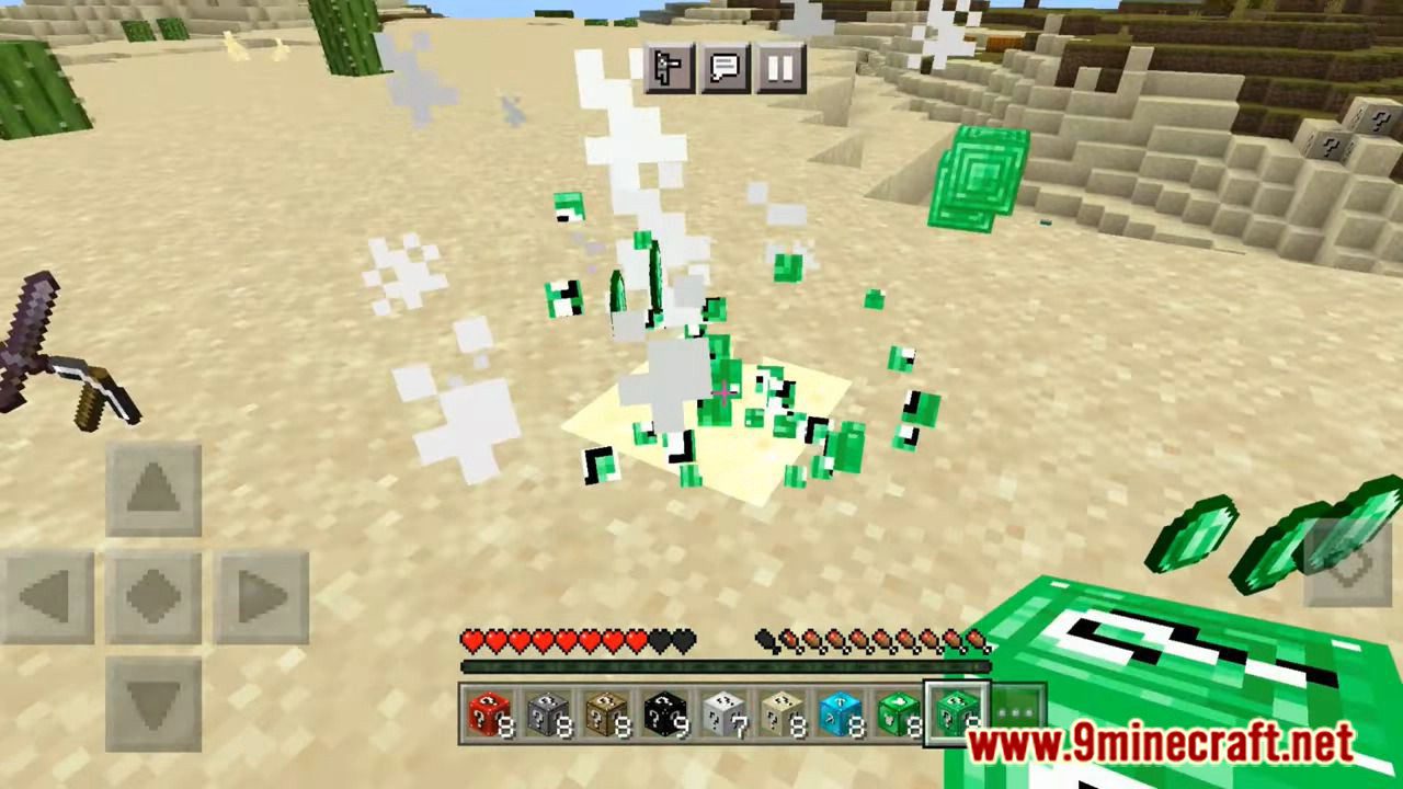 Lucky Blocks addon for Minecraft PE 1.20.15