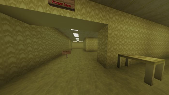 The Backrooms Decoration Blocks for Minecraft Pocket Edition 1.18