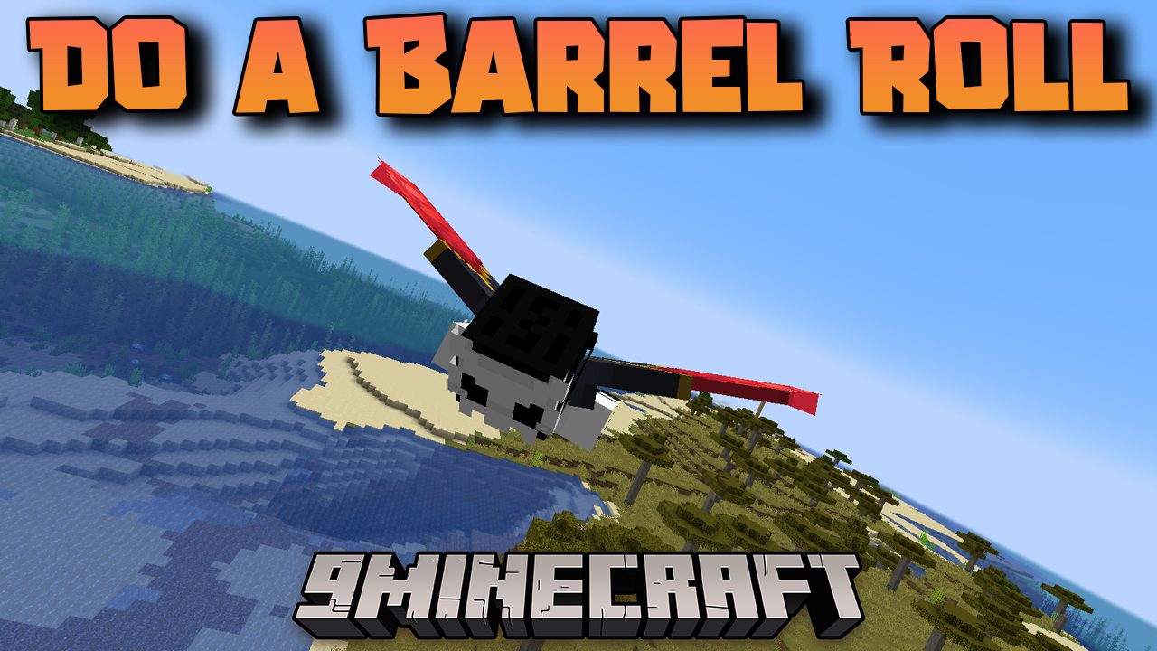 Cinematic with the Do A Barrel Roll mod (Rethinking Voxels) : r/Minecraft