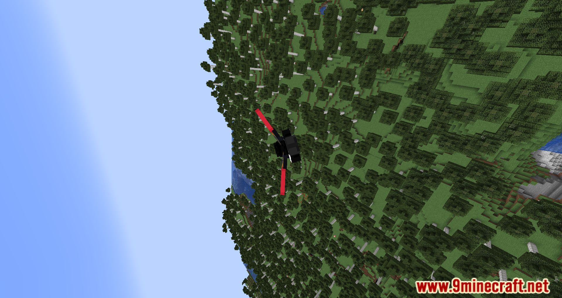 Elytra Flight Part 5, with Do a Barrel Roll mod and Only Flight map. #