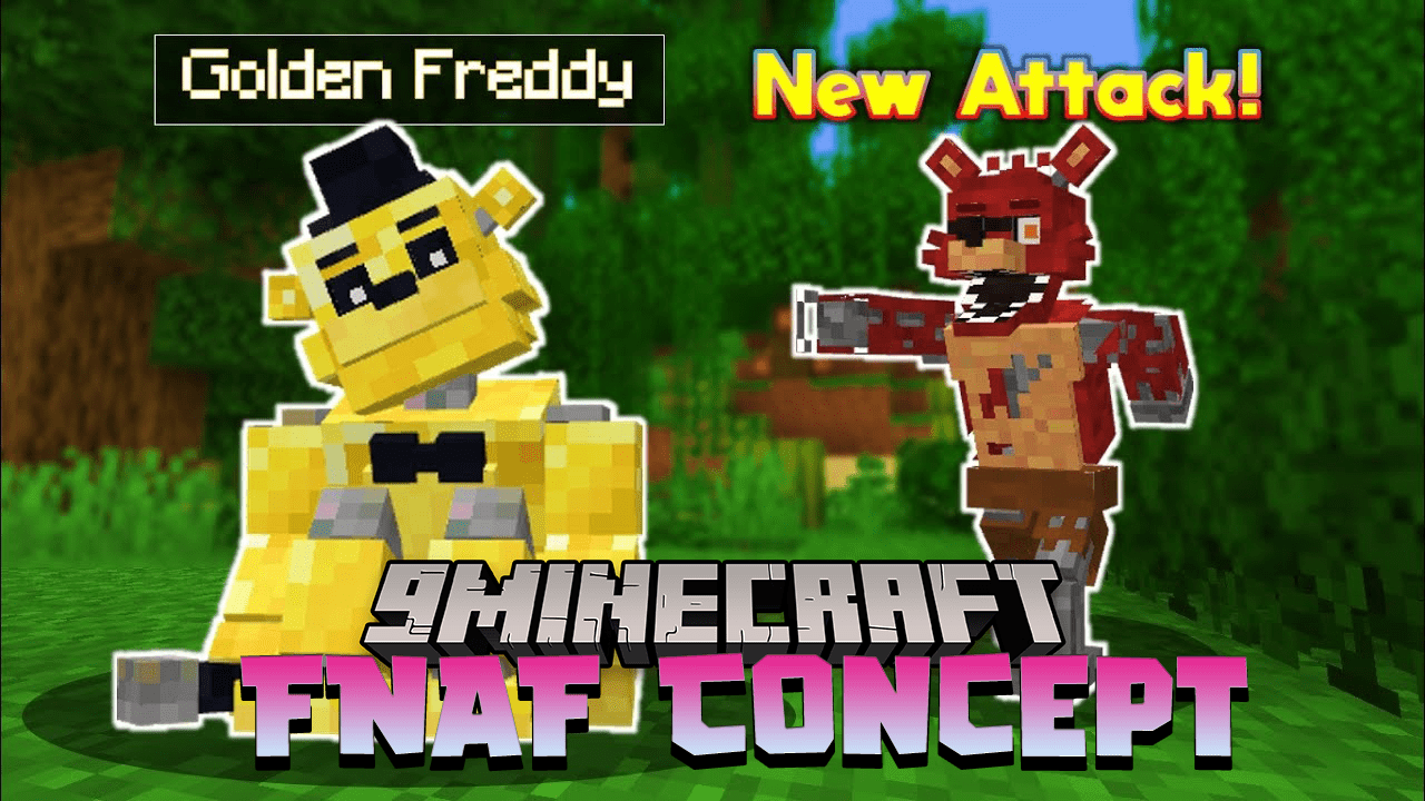 I made the FNaF 1 map in Minecraft (animated animatronics) : r