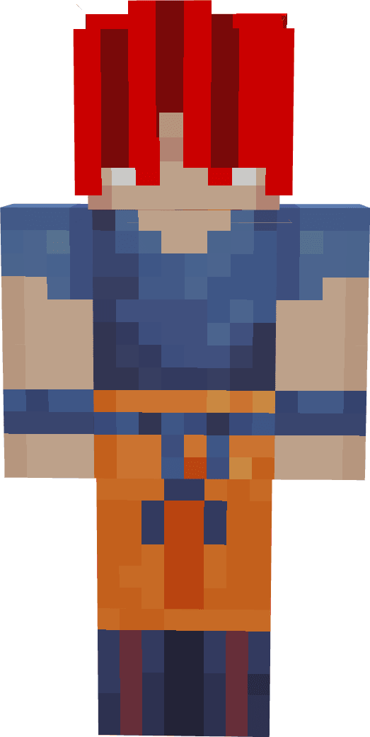 Super Saiyan 5 Goku Minecraft Skin