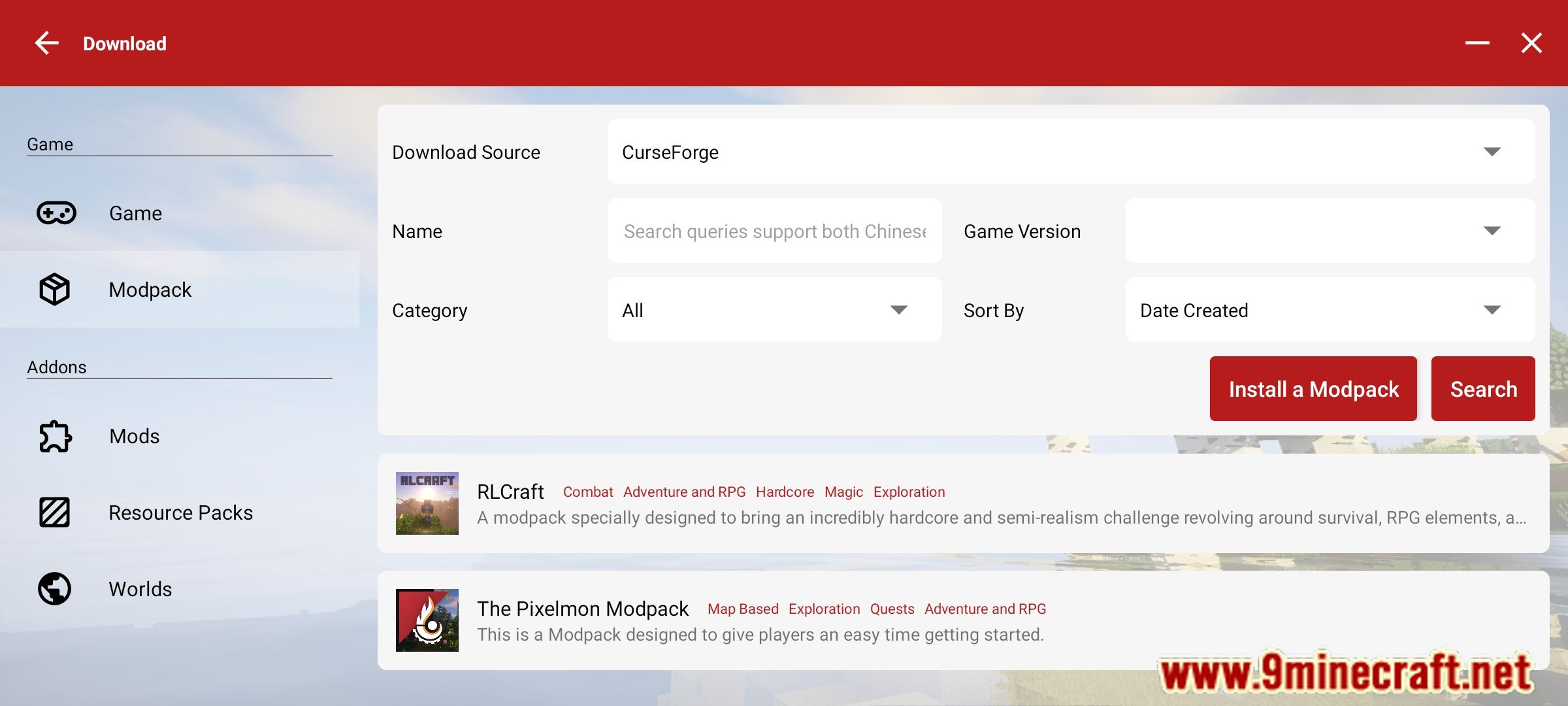 CurseForge for Windows - Download it from Uptodown for free