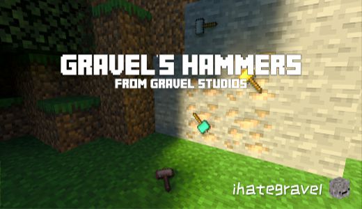 Gravel's Hammers Addon (1.20, 1.19) - MCPE/Bedrock Mod - 9Minecraft.Net