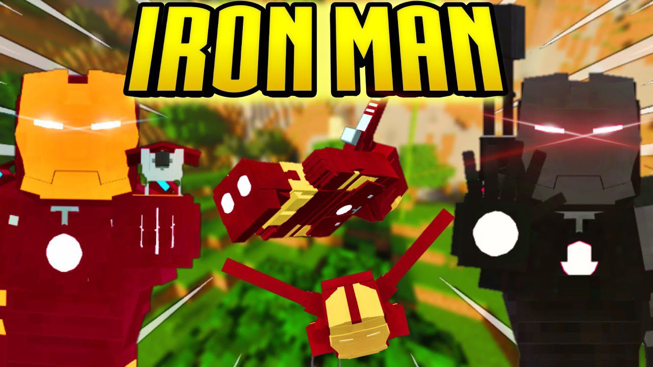 Iron Man Addon (1.19) - Mcpe/Bedrock Superhero Mod - 9Minecraft.Net