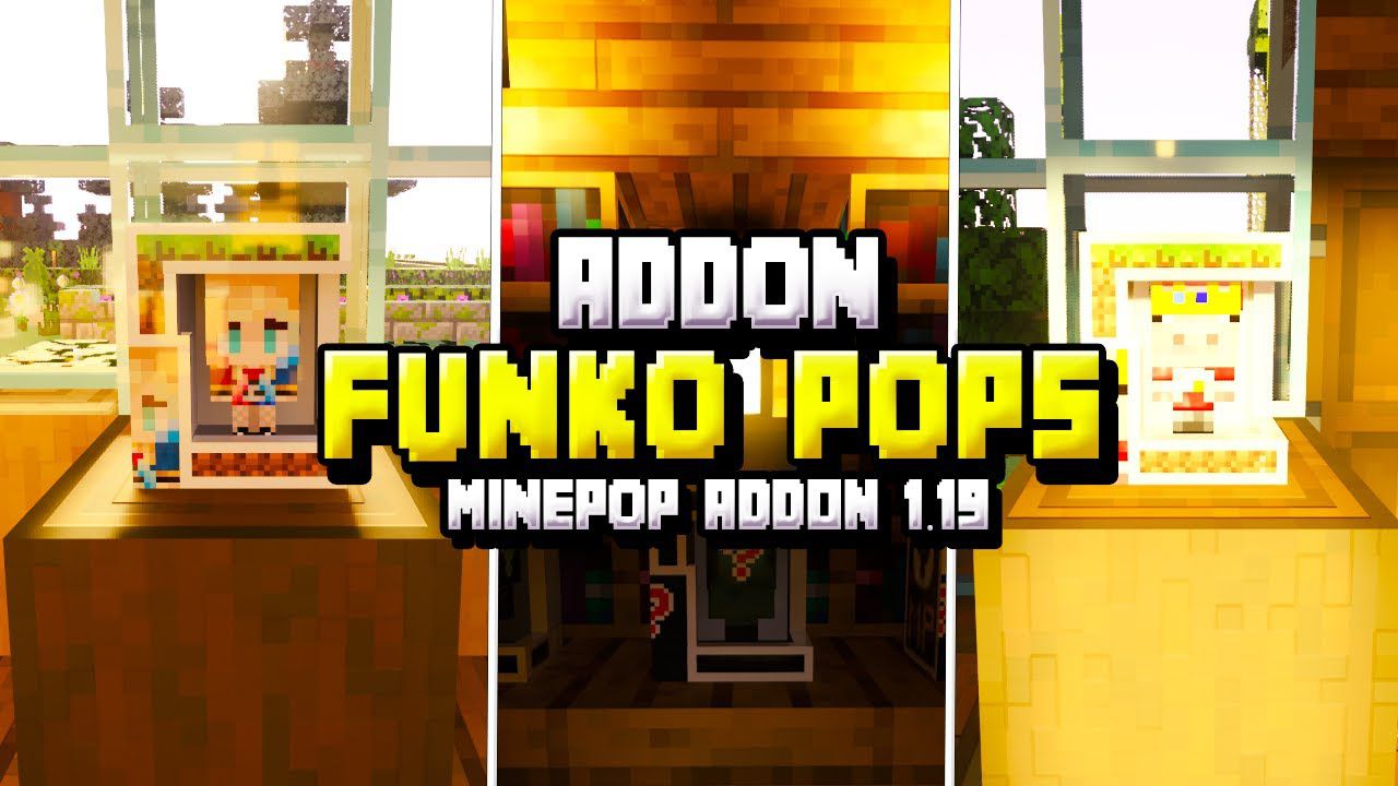 MinePOP Addon V1.2 (1.19) - MCPE/Bedrock FUNKO-POP Mod 