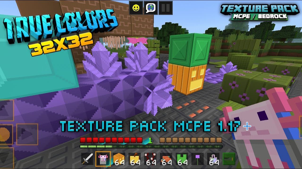 True Colors Texture Pack (1.19) - MCPE/Bedrock Cartoon Pack ...