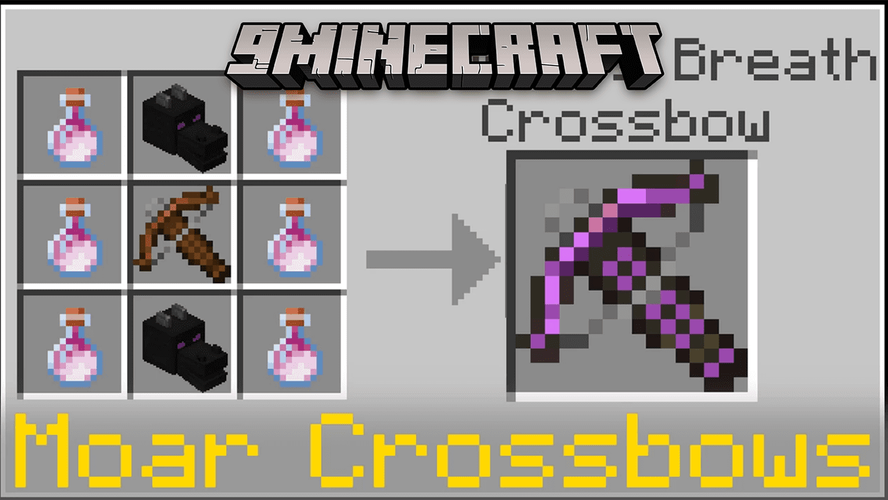 WASD Moar Crossbows Data Pack (1.20.6, 1.20.1) – More Enchanted Crossbows!