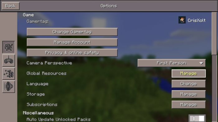 Old Pocket UI for Minecraft PE 1.8.1/1.9