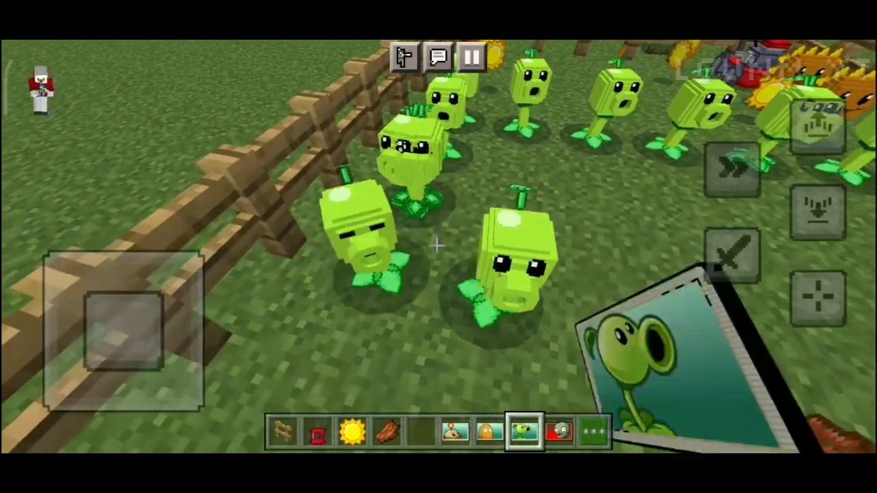 Download Plants vs Zombies in Minecraft android on PC