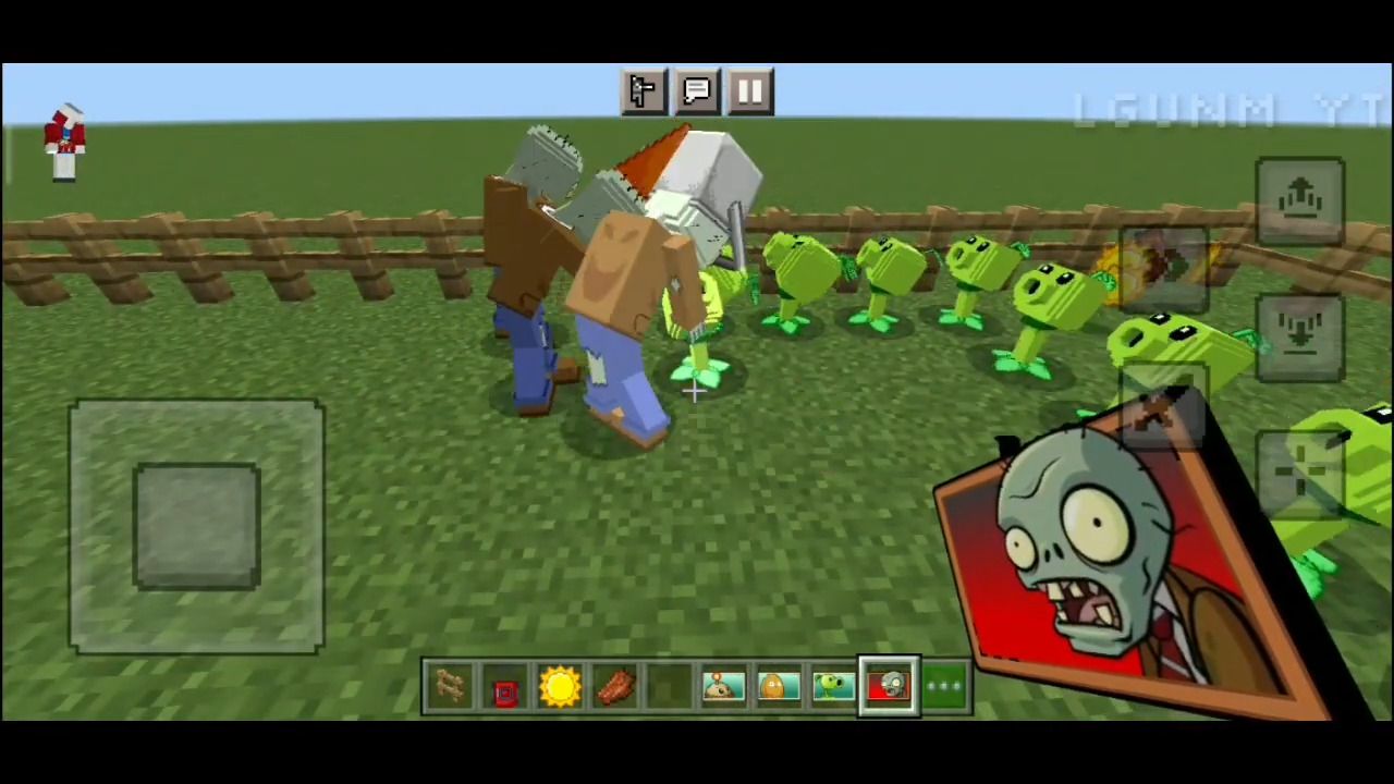 Plants vs Zombies Minecraft Map