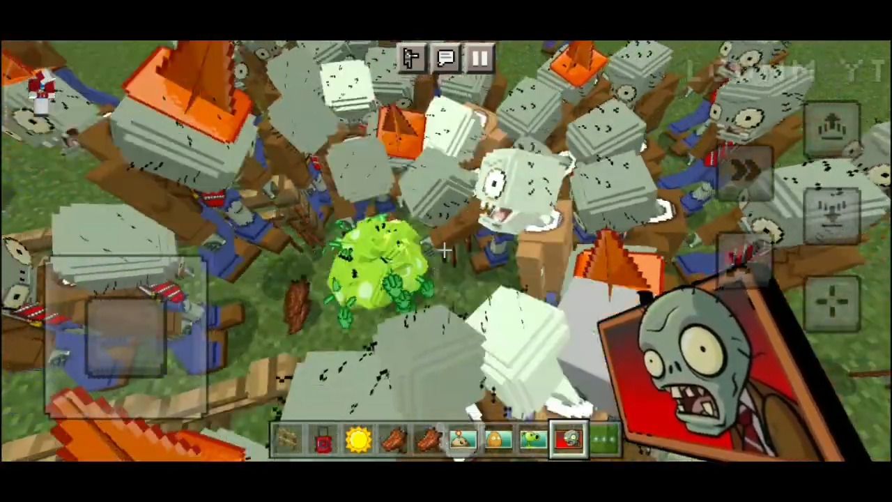 SERPVZ Plants vs Zombies Addon (1.20, 1.19) - MCPE/Bedrock Mod 