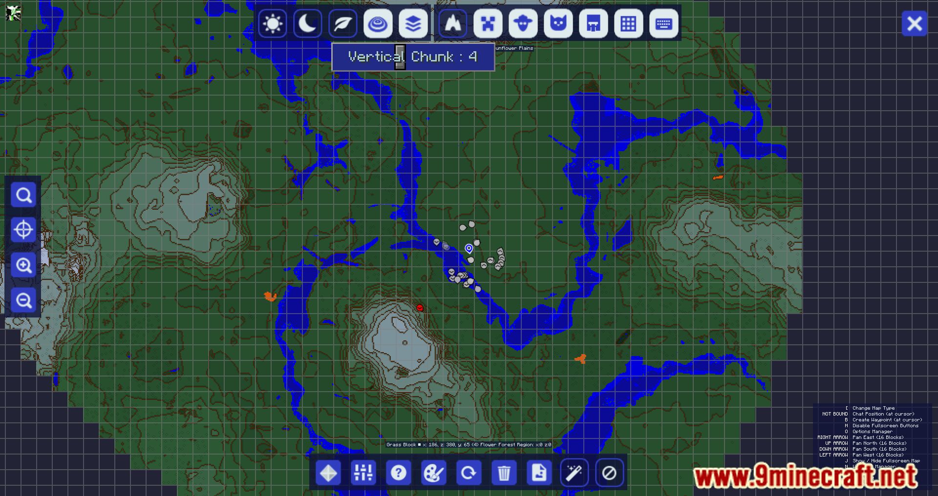 9minecraft journey map