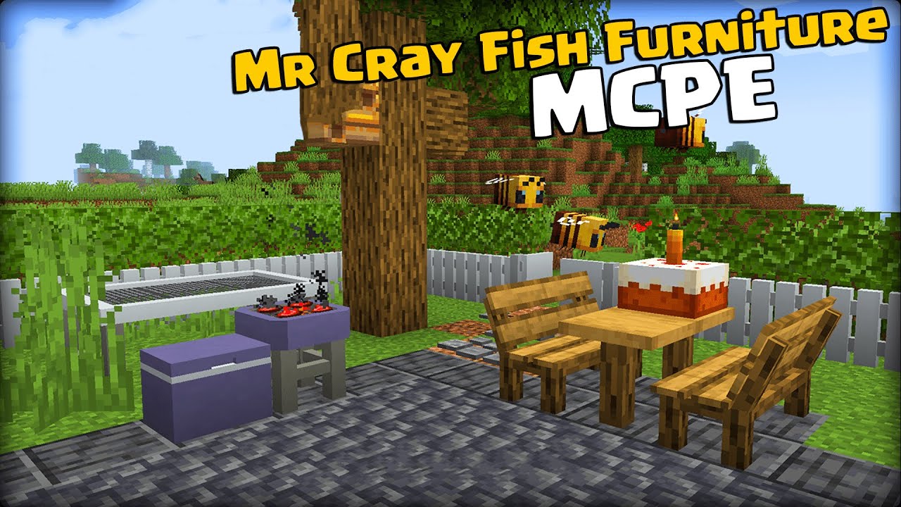 Mrcrayfish S Furniture Addon 1 19 Mcpe Bedrock Mod 9minecraft Net