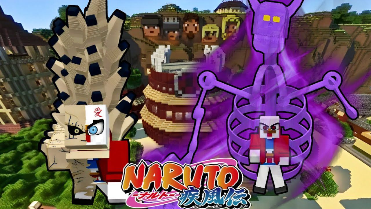 OS 5 MELHORES MAPAS DE NARUTO/KONOHA PARA MINECRAFT POCKET EDITION