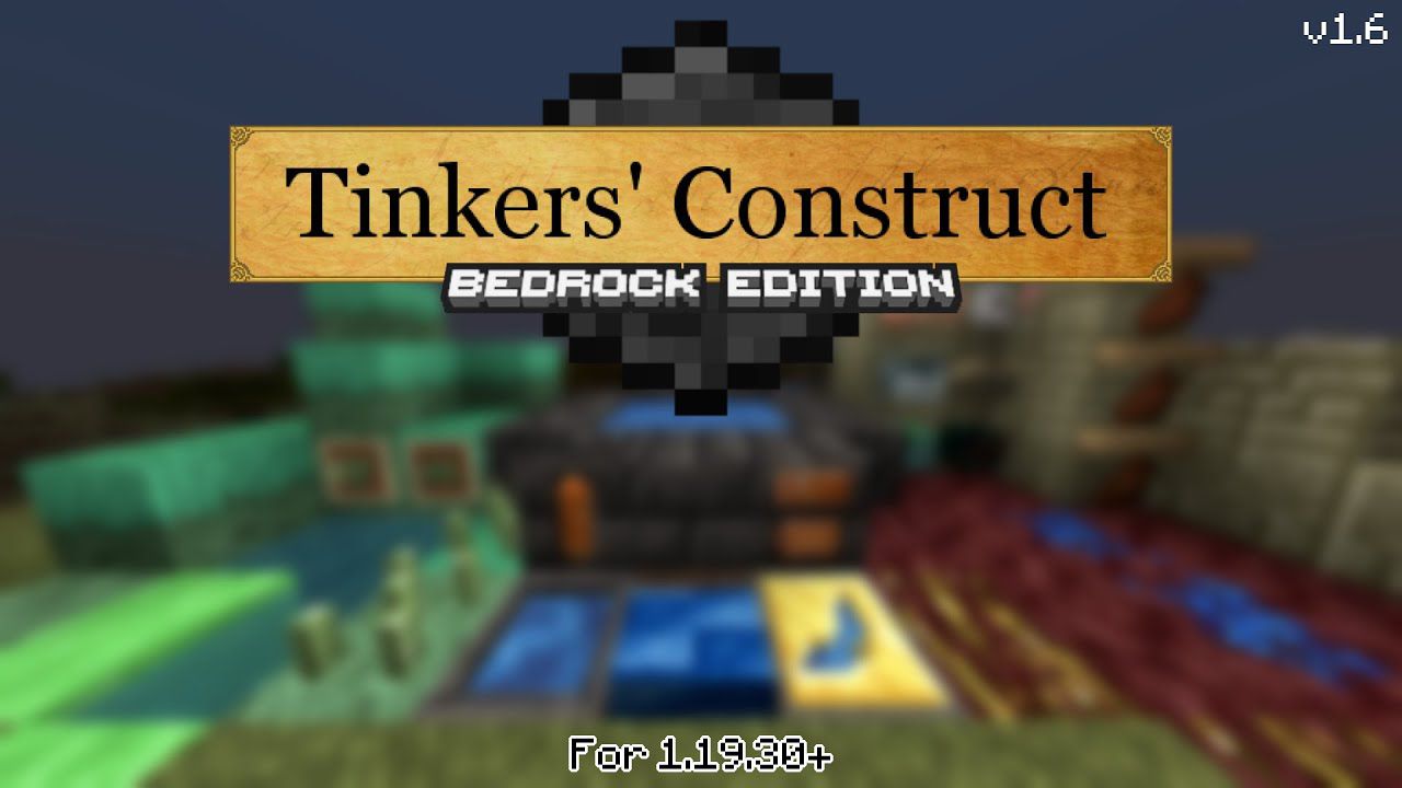 Thumbnail Tinkers Construct Addon MCBE