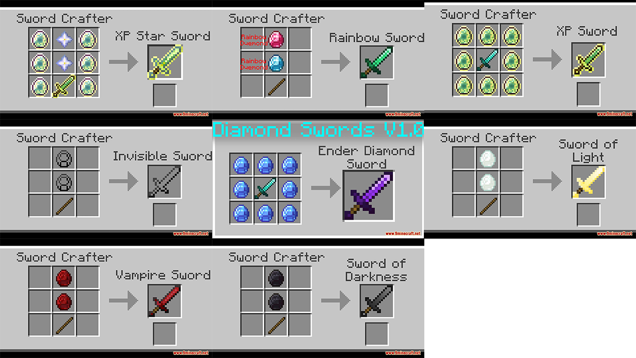 WASD r Swords Data Pack (1.19.4, 1.18.2) - r's Custom Swords  In Minecraft! 