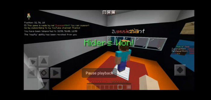 Hide and Seek/Guess Who in Minecraft Minecraft Data Pack