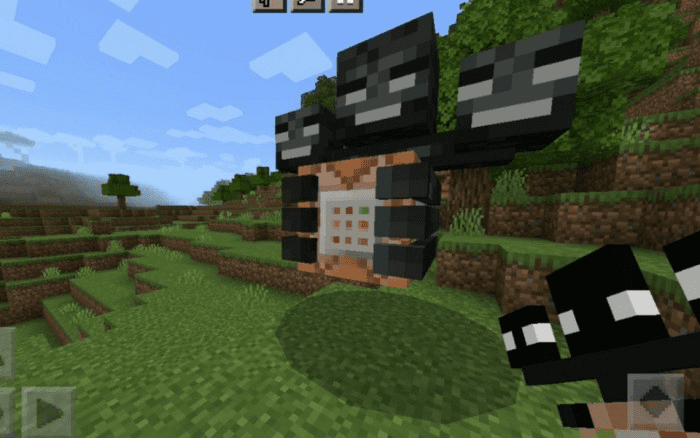 Storm Wither boss mod for Minecraft PE 1.0.9