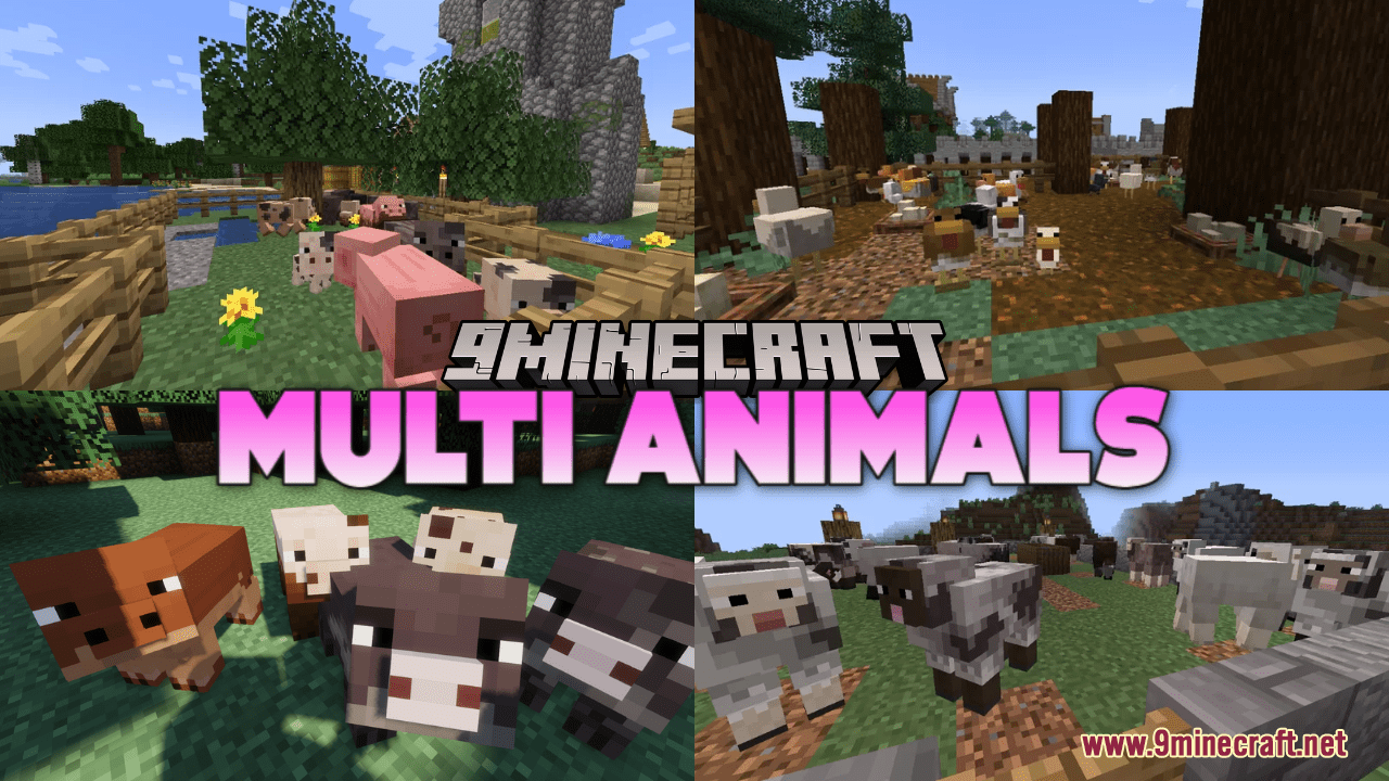 Multi Animals Resource Pack (1.19.4, 1.19.2) - Texture Pack ...