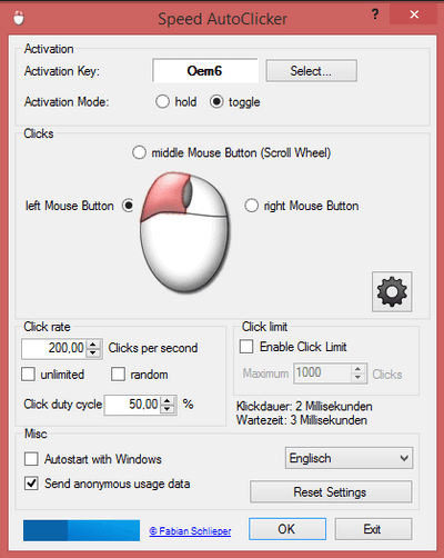 Download Speed Clicker 1.6 - Baixar para PC Grátis